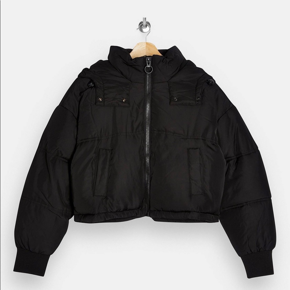 Topshop Cropped Puffer jacket